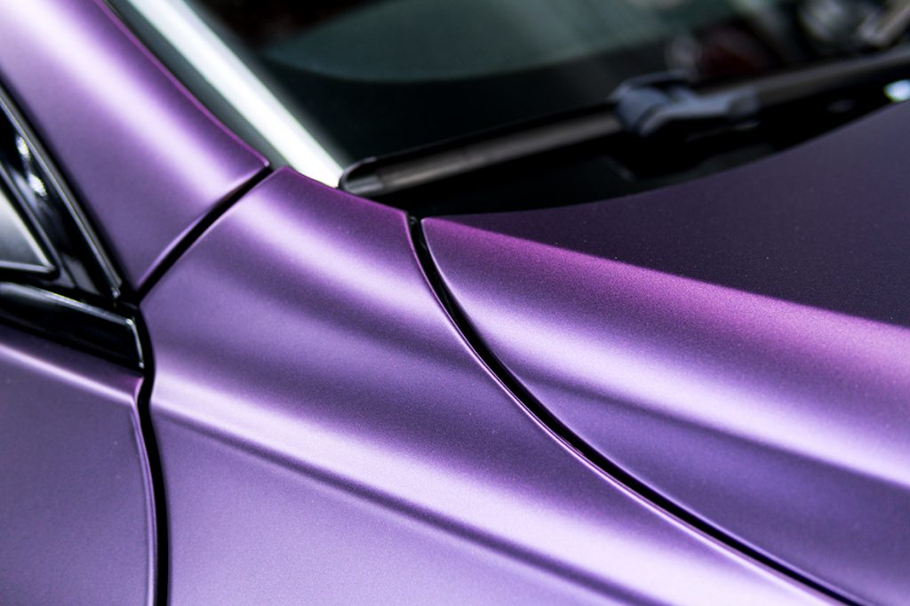 Car Wrapping Folie Matt Midnight Purple
