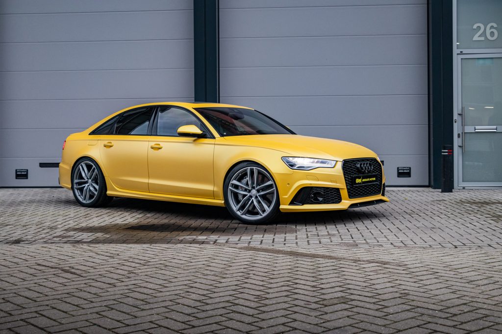 Audi foliert in der Farbe Matt Sunflower