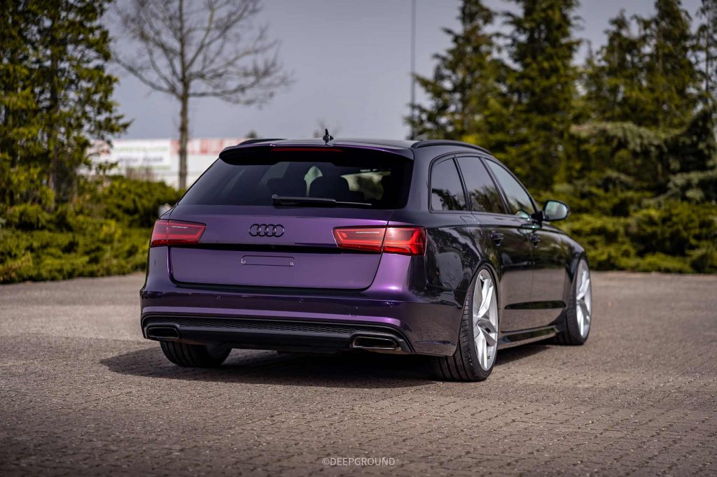 Car Wrapping Farbe Galactic Beam foliert auf Audi A6