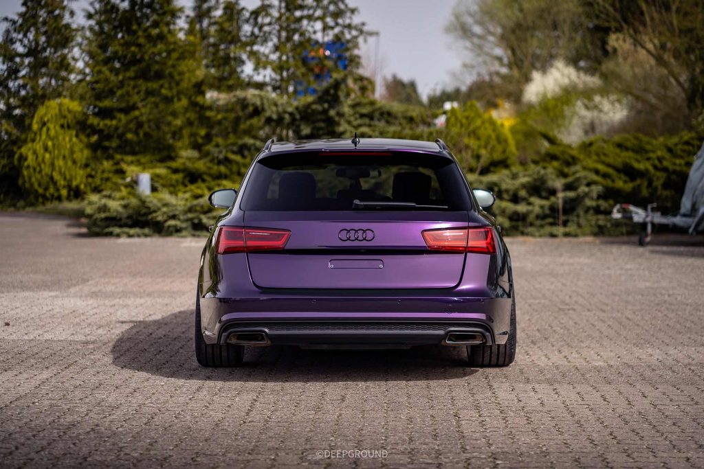 Car Wrapping Farbe Galactic Beam foliert auf Audi A6