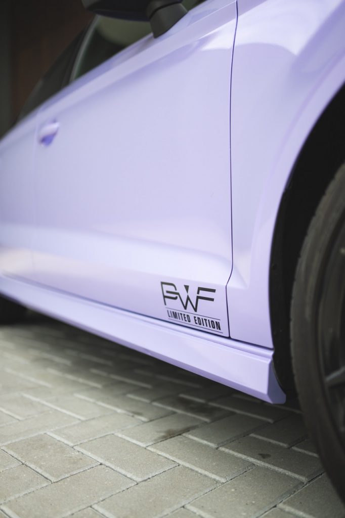 Audi foliert mit Purple Haze