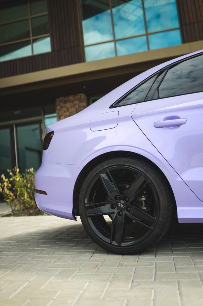 Audi foliert mit Purple Haze