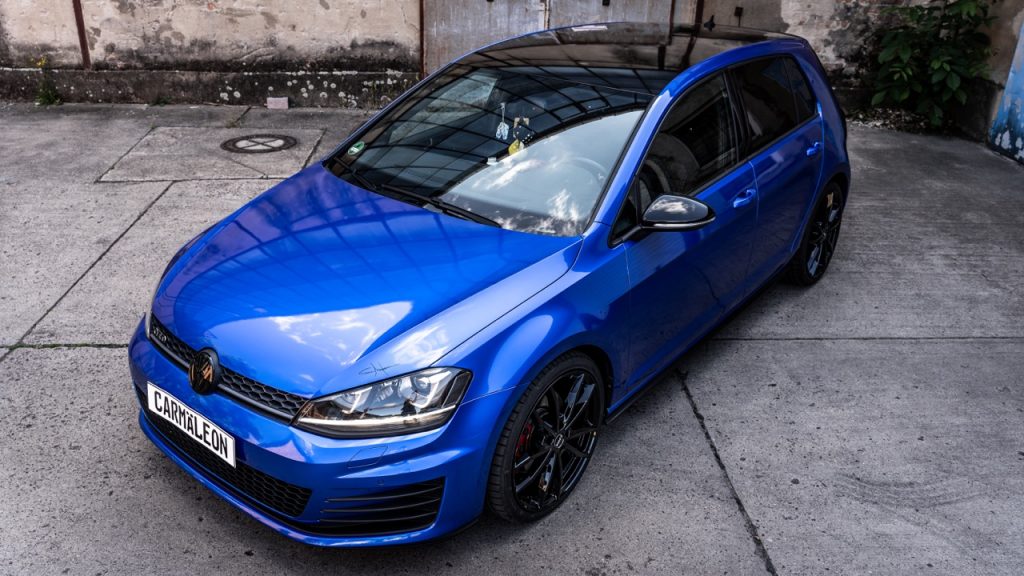 Volkswagen foliert mit Bahama Blue