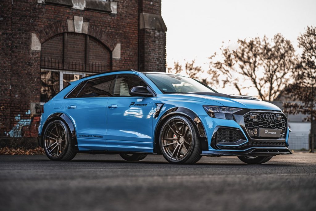 Audi foliert mit Miami Blue