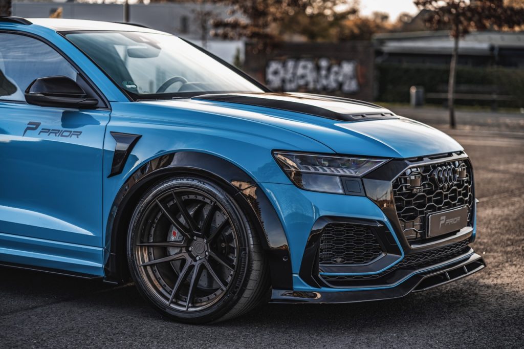 Audi foliert mit Miami Blue