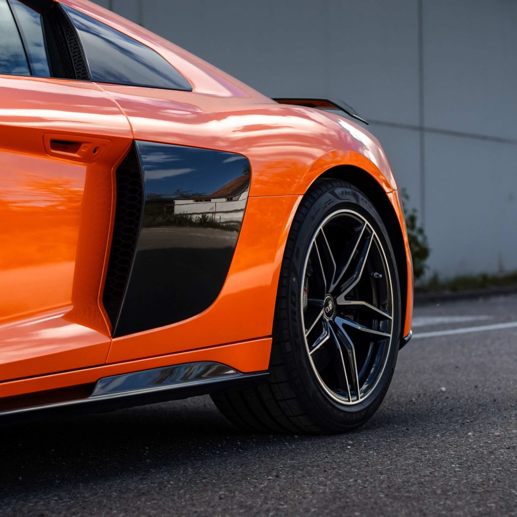 Audi R8 in Punisher Orange